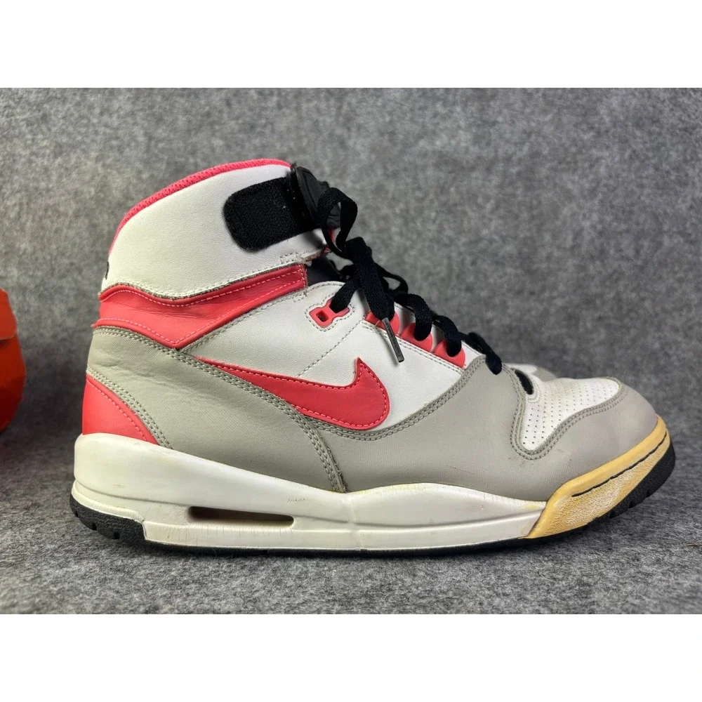 Nike Air Revolution Mens Size 10.5 White Red Grey Vintage‎ 2007 303905-181